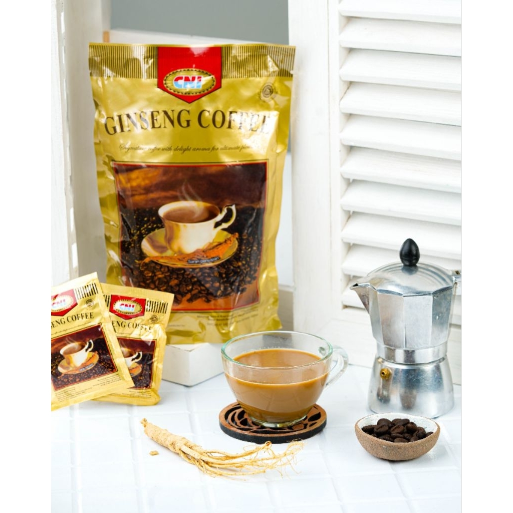 

GINSENG COFFEE CNI - paket 5 sachet, Pelopor Kopi Ginseng, terenak, 100% Original