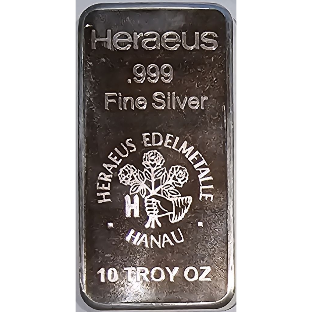 Logam Mulia Heraeus 311 Gram (Perak)