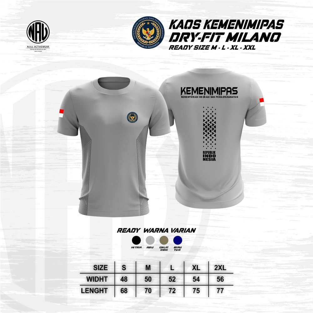 Kaos Kemenimipas - Kaos Jersey KEMENIMIPAS - Kaos DryFit Kemenimipas