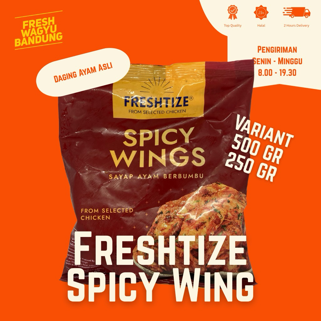 

FRESHTIZE SPICY WING Chicken Wing Sayap Ayam Premium Promo