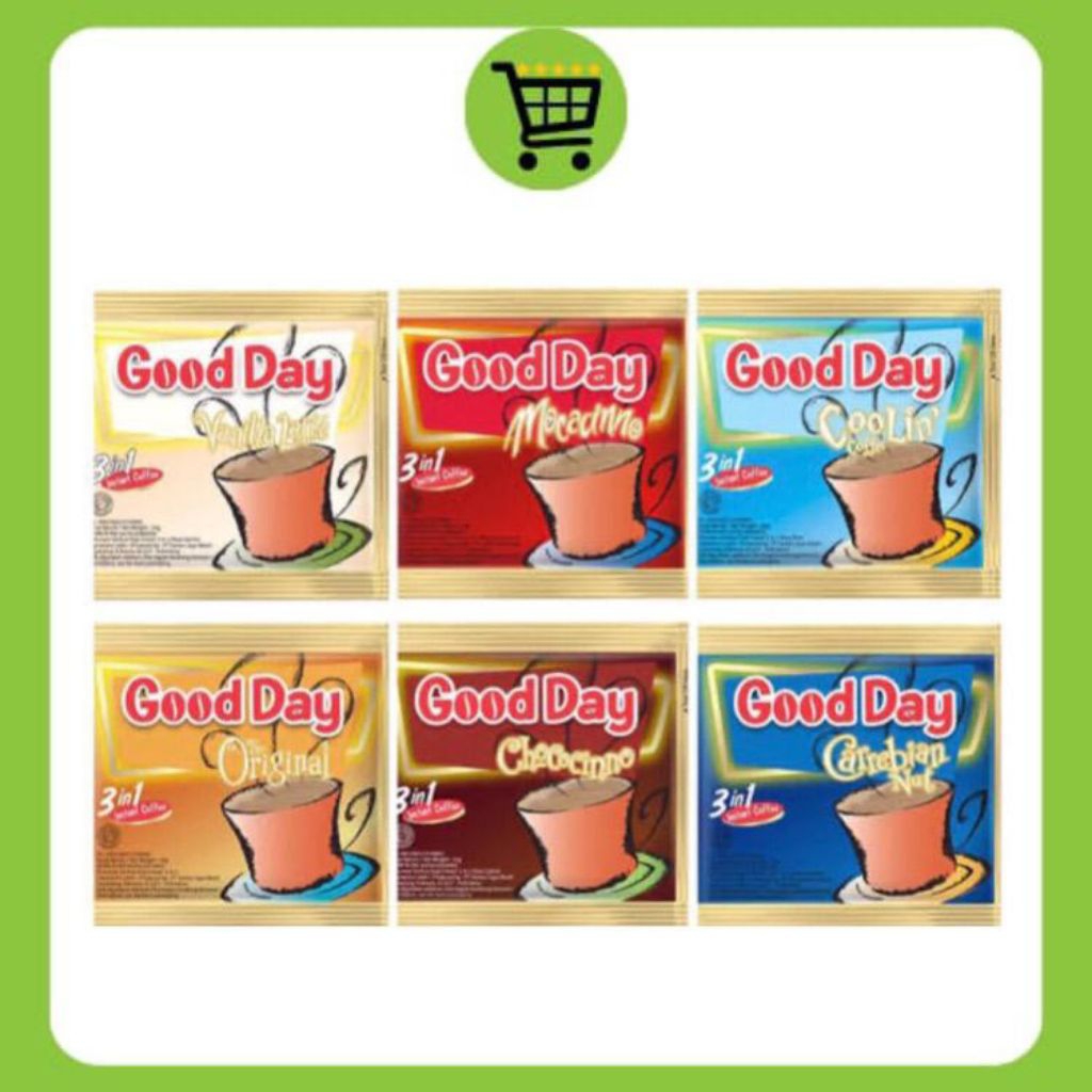 

•DailyMart• [BUNDLE 3] Kopi Good Day Renceng Isi 10 pcs Aneka Rasa