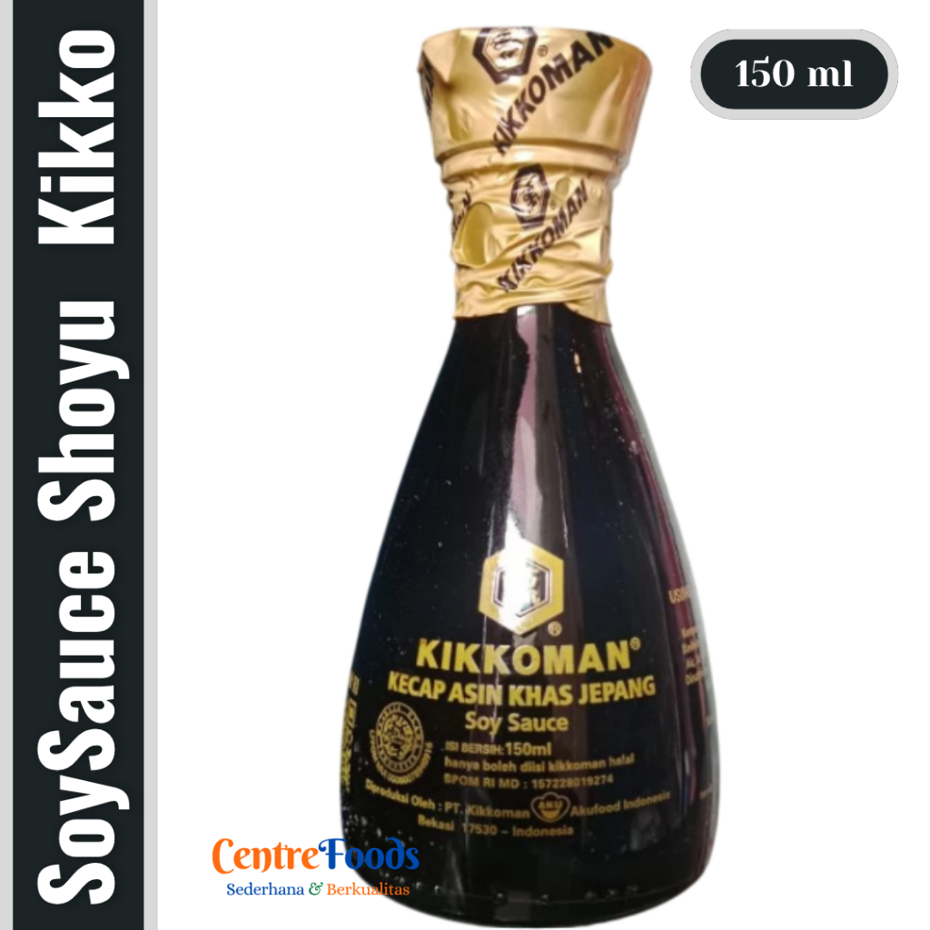 

Kecap Asin Khas Jepang - Soy Sauce KIKKOMAN | 150 ml [ Harga Per BTL ]