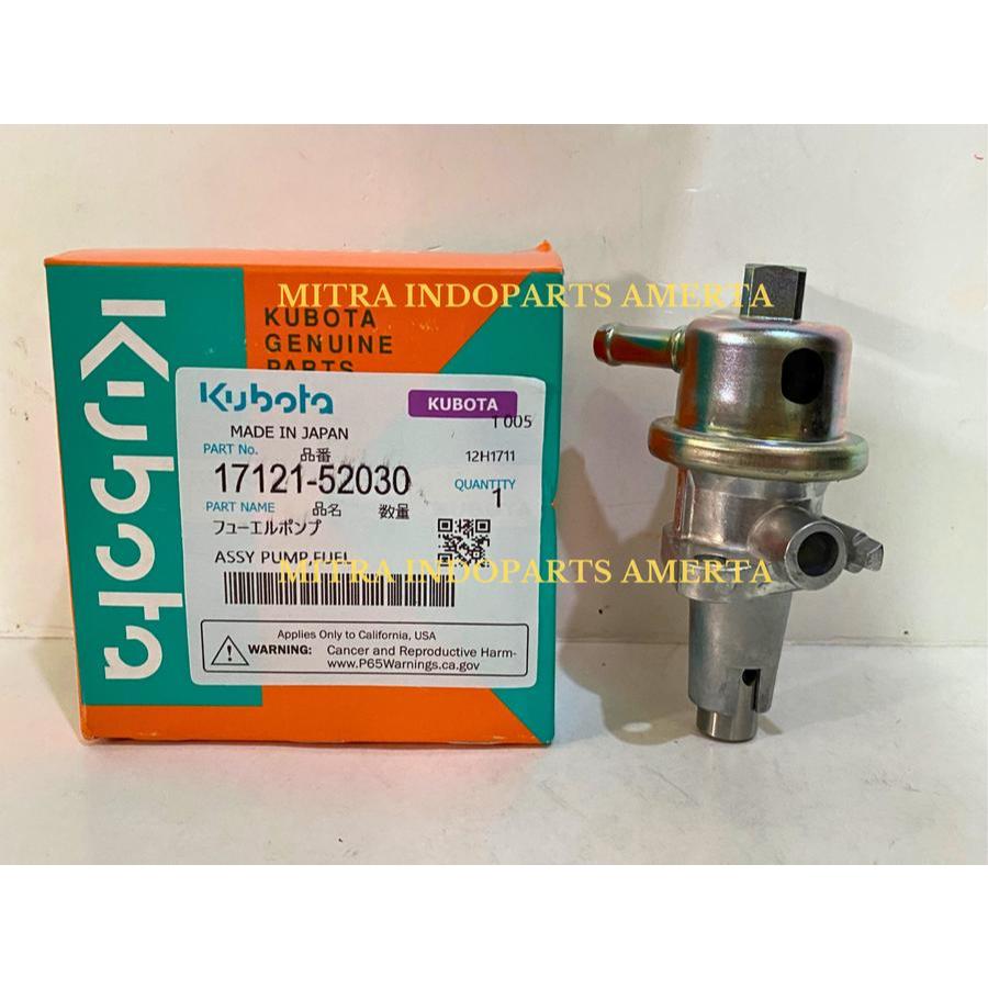 ASSY FUEL PUMP,POMPA SOLAR L3608 L4400 KUBOTA (17121-52030) GENUINE