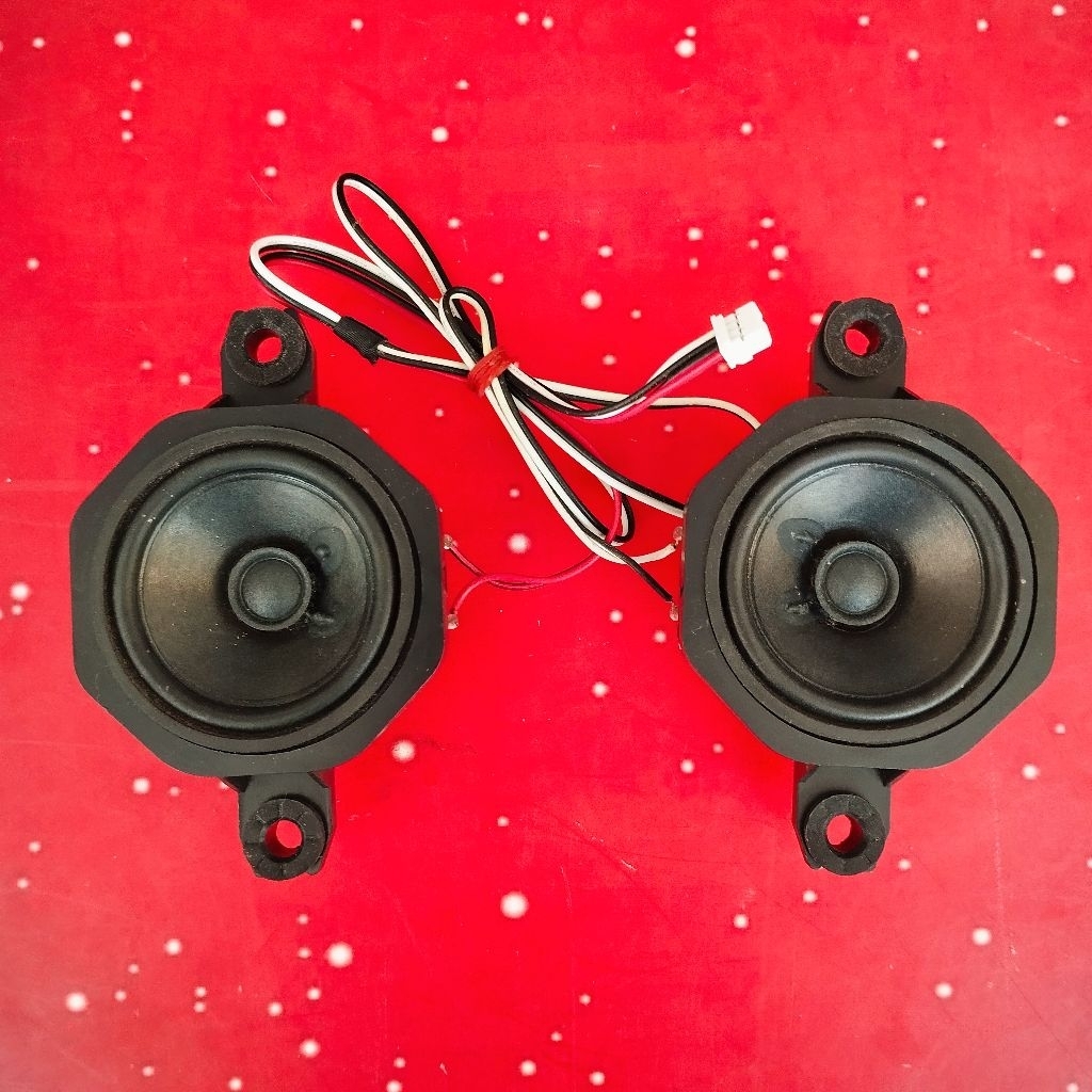 sepasang speaker pasif bawaan tv Sharp 2T-C24CB3I 2T-C24CB3I-BK normal