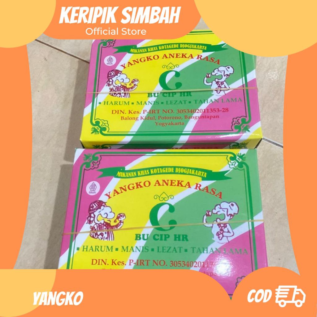 

Yangko Aneka Rasa Isi 30 Biji khas Kotagede Jogja/ Camilan/Makanan Organik gula Fruity Alami