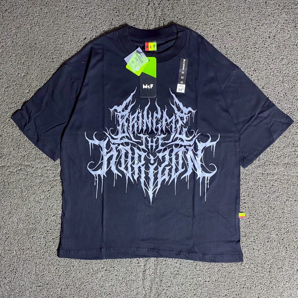 TSHIRT KAOS OVERSIZE MCF SUPPLY CO ORIGINAL BRING ME THE HORIZON HITAM 1
