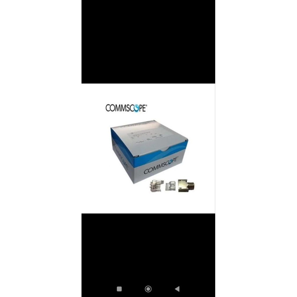 CONEKTOR RG 45 cat 6 commscope amp
