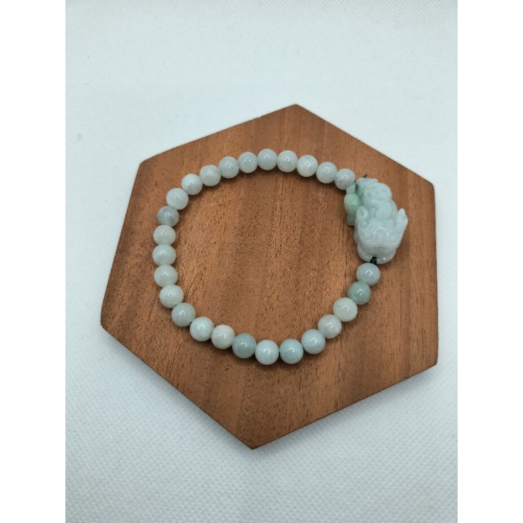 Giok Burma Gelang Pixiu (jadeite)