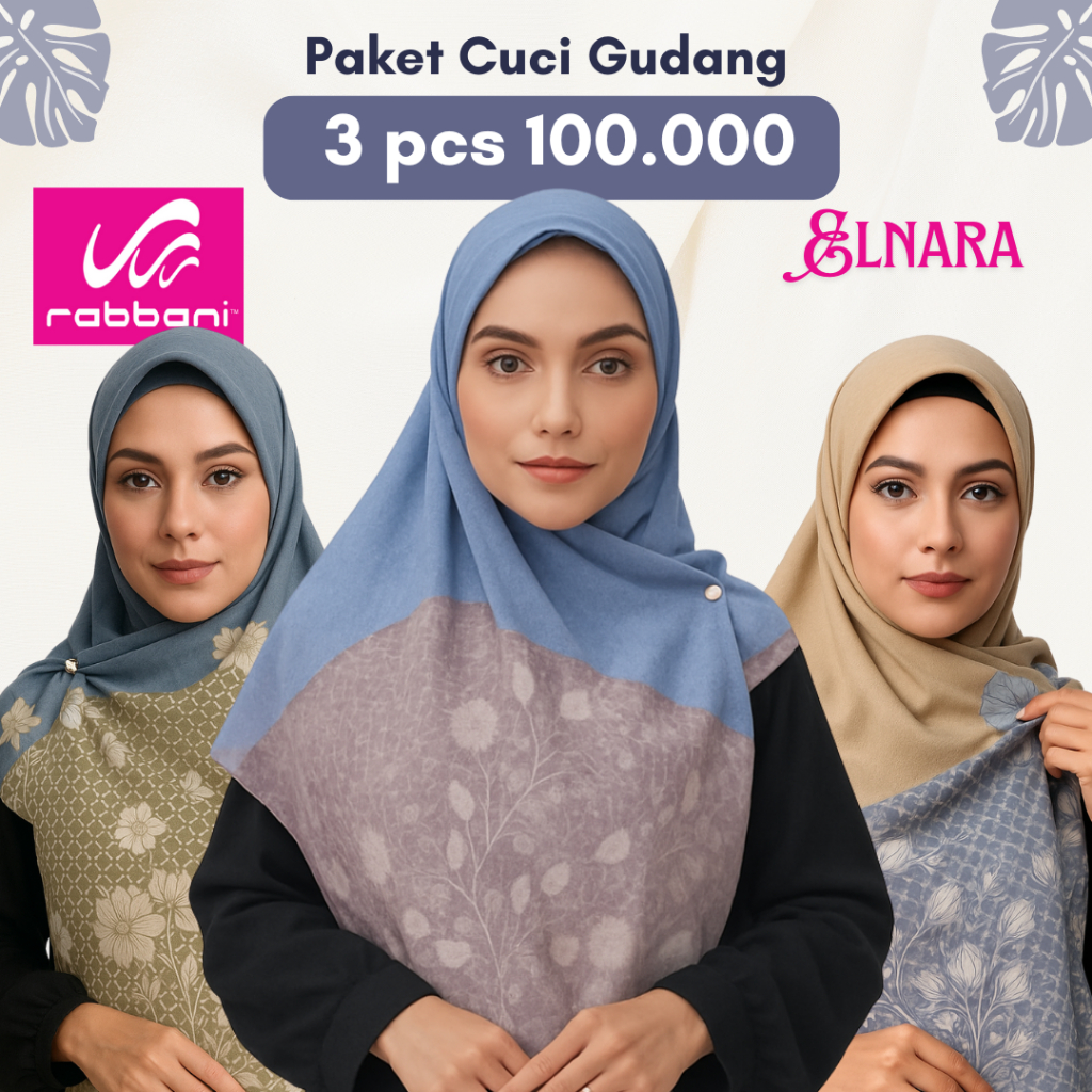 Rabbani Elnara Scarf Paket Cuci Gudang