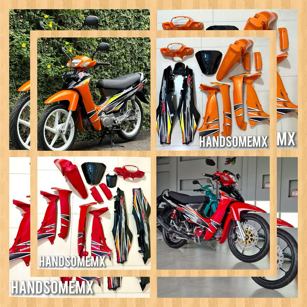 body suzuki shogun 110R bodi shogun 110 sayap suzuki shogun 110 R bodi sayap shogun 110