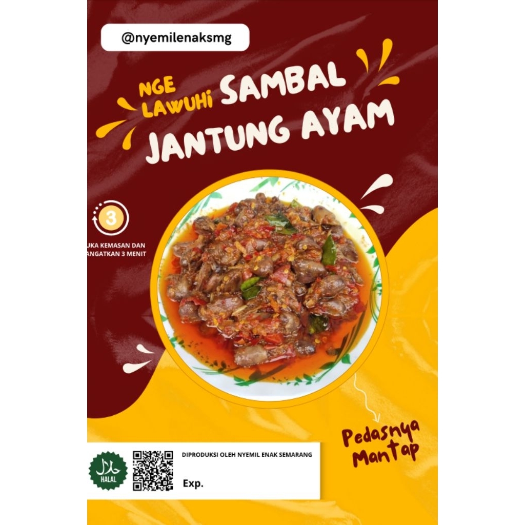 

NES || SAMBEL JANTUNG AYAM || FROZEN FOOD || LAUK VIRAL || SAMBAL PEDAS