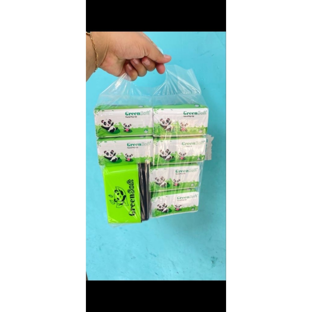 tisu green facial pop up