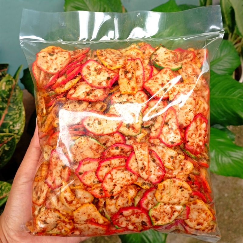 

1kg | KERUPUK BAWANG BANTET DAUN JERUK/KERUPUK SEBLAK BAWANG/PEDAS/ASIN GURIH/BALADO/1KG/500GR/250GR ENAK