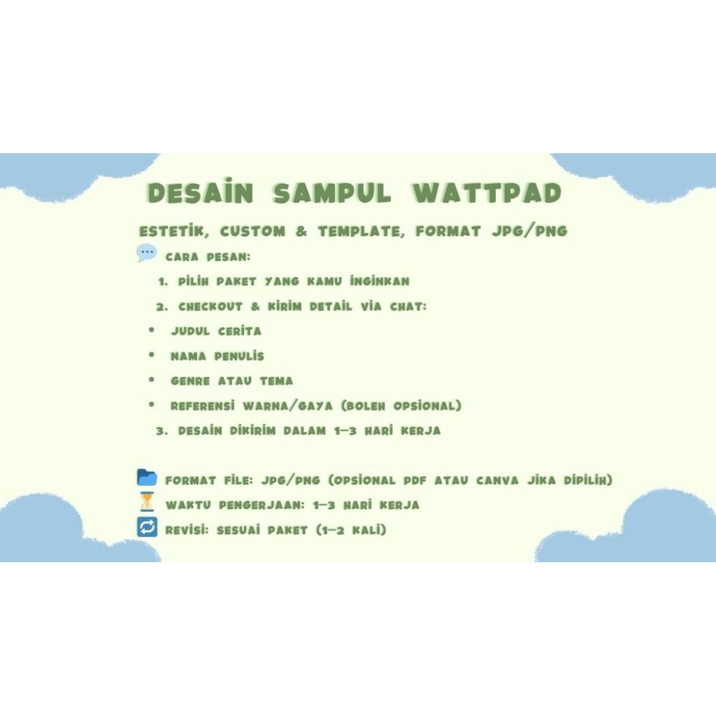 

Desain Sampul Wattpad | Custom Cover Estetik
