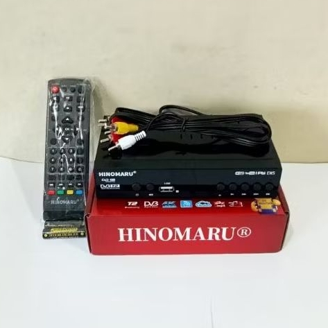 SET TOP BOX DVB T2 HINOMARU RECEEIVER 4K Siaran Digital Bagus
