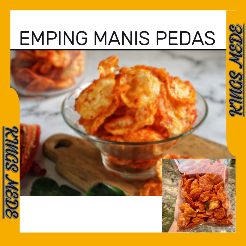 

Emping Pedas Manis Renyah 1/4 kg Murah/EMPING MANIS PEDAS 250 GRAM