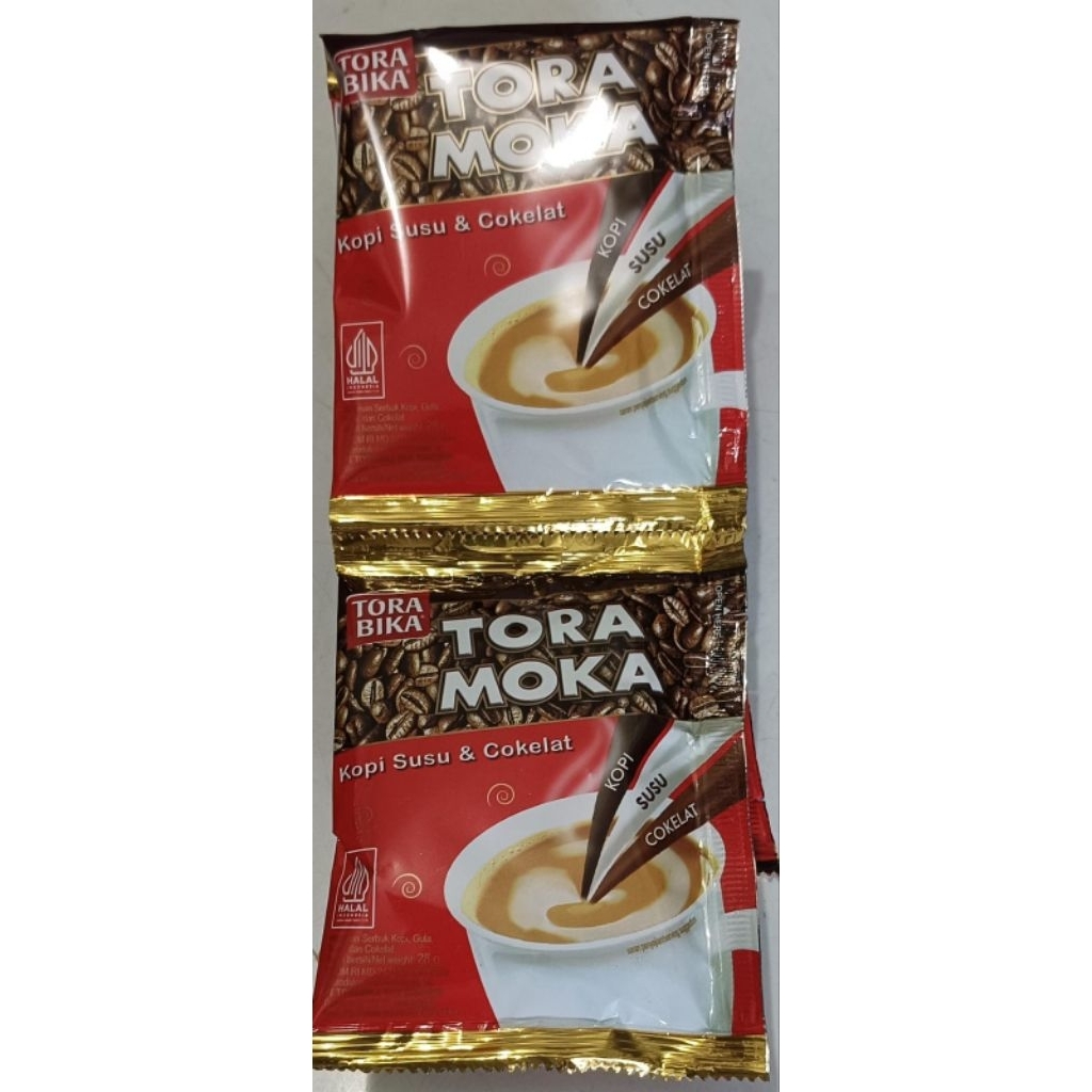 

Tora Moka Kopi 1 Renceng / Renteng isi 10 sachet