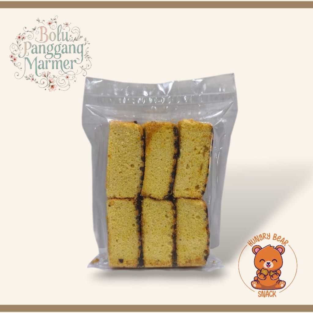 

Bolu Panggang 140 gr, 220 gr - Hungry Bear Snack - enak, renyah - cemilan, snack, kue kering, jadul