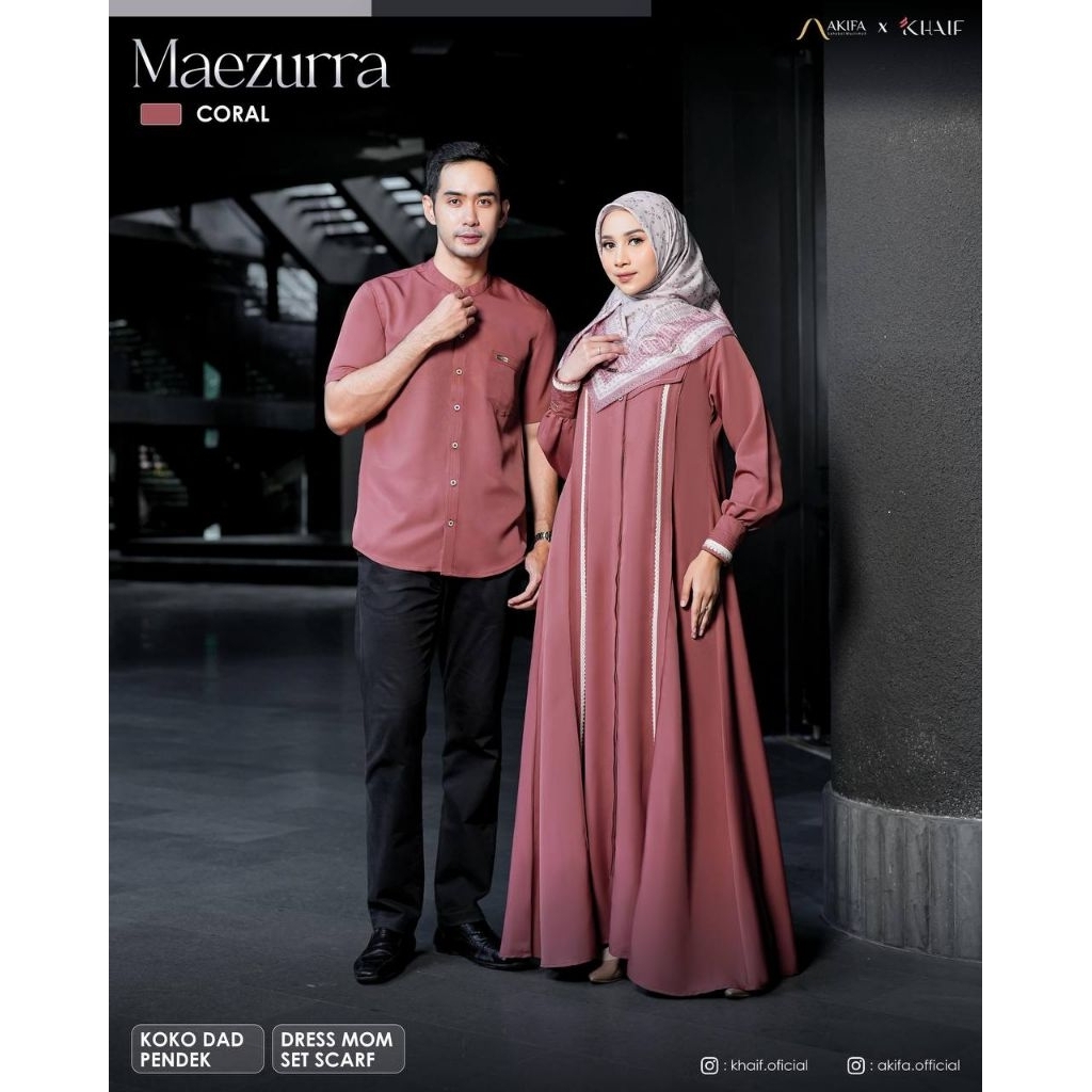 OPEN PO COUPLE SERIES MAEZURA COUPLE BY AKIFA READY JULI 2025 (PILIHAN WARNA CHAT ADMIN)