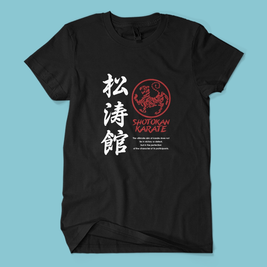 Kaos Distro Premium SHOTOKAN KARATE NEW - Baju Hobi Olahraga Sport Martial Art Unisex Dewasa