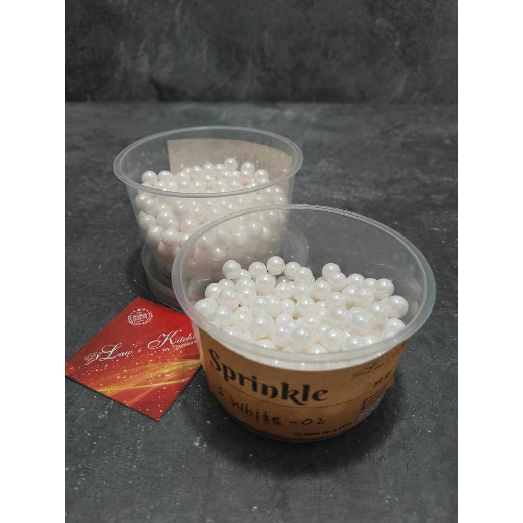 

sprinkle springkel springkle White 50gr kode SWhite02