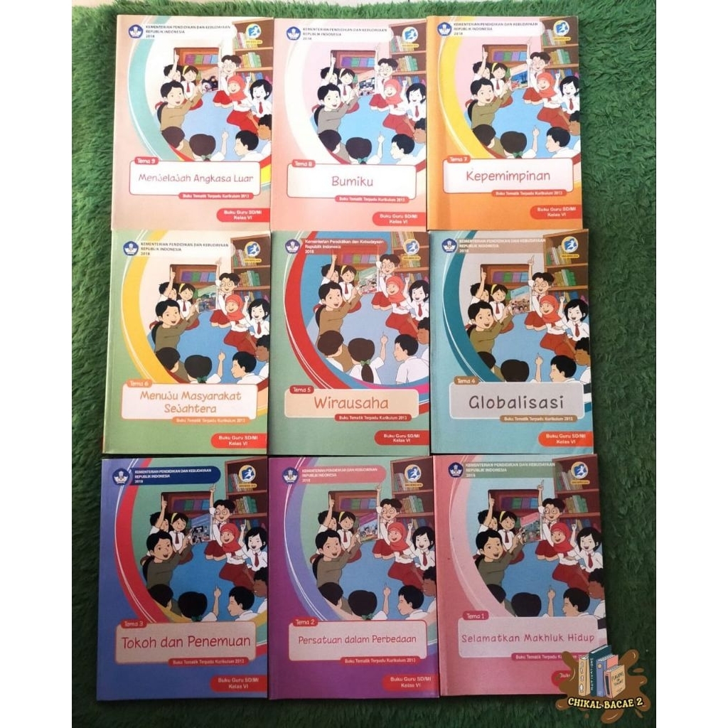 ORIGINAL BUKU GURU TEMATIK TERPADU KELAS 6 SD/MI TEMA 1 2 3 4 5 6 7 8 9 MENJELAJAH ANGKASA LUAR BUMI
