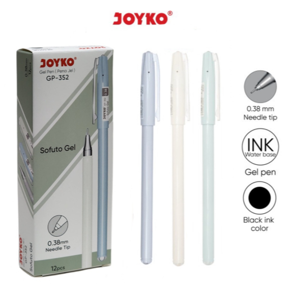 

Pulpen Pena Joyko GP-352 Sofuto Gel 0.38 mm
