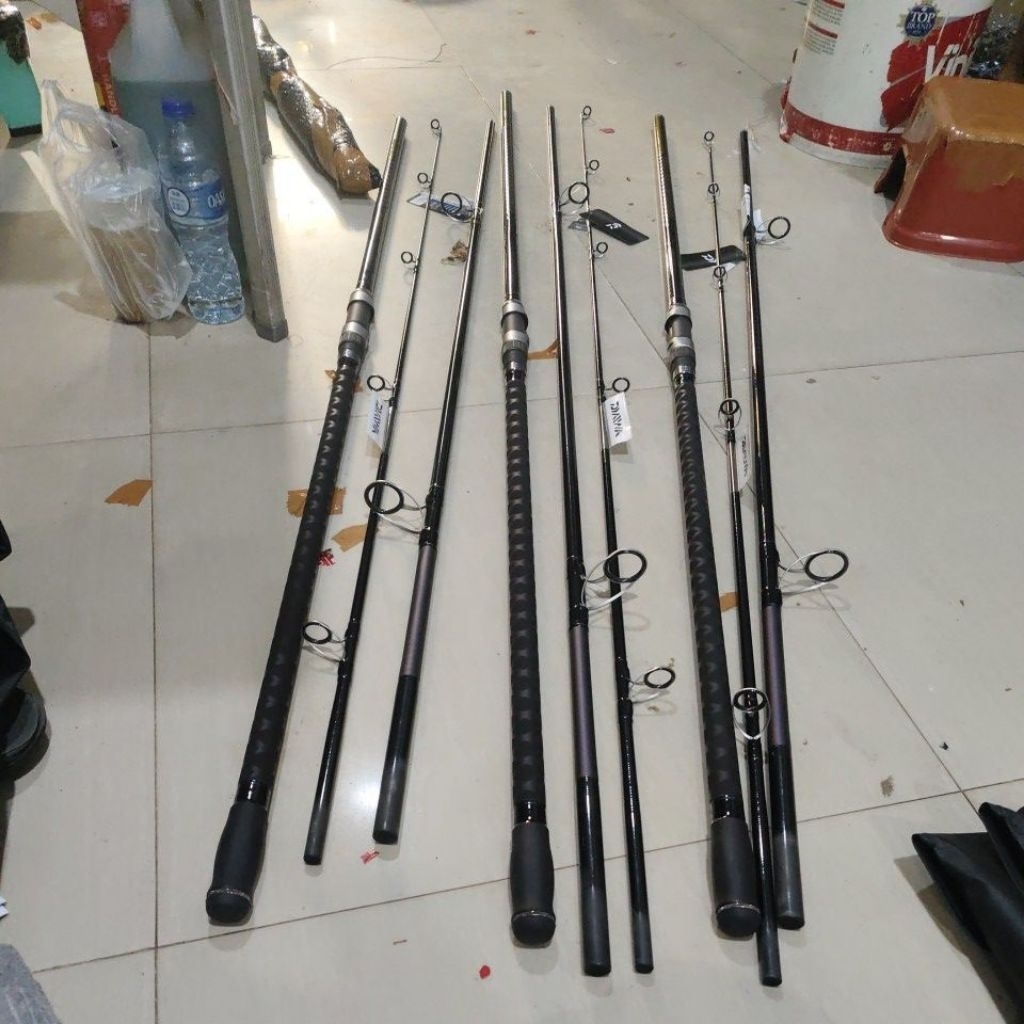 Joran daiwa phantom sambung 3 carbon surf fuji ring joran sambung III 2022 425 450 480