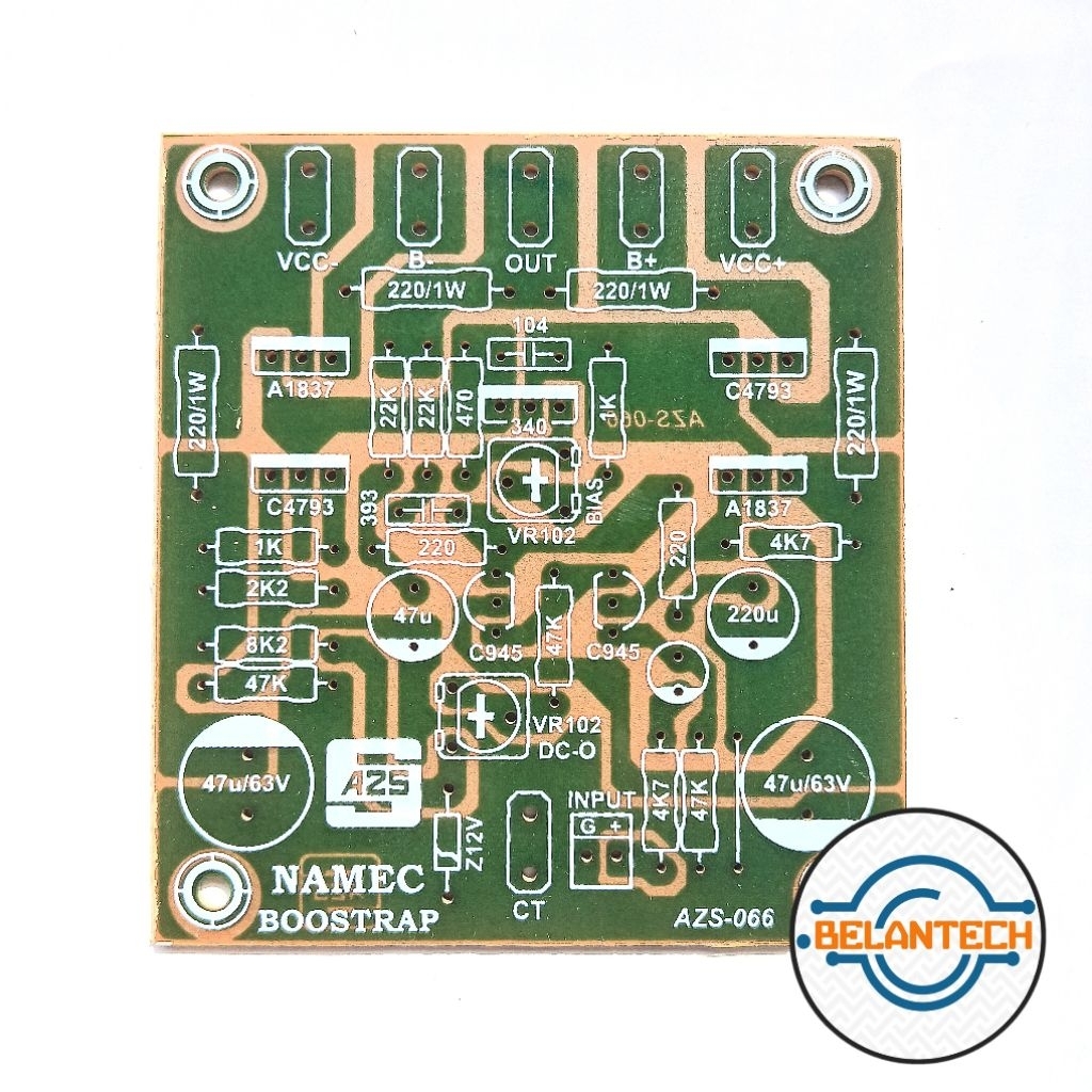 PCB Driver NAMEC Bostrap Power amplifier