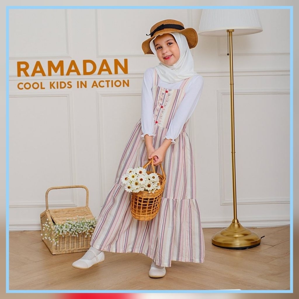 overall gamis cool girl