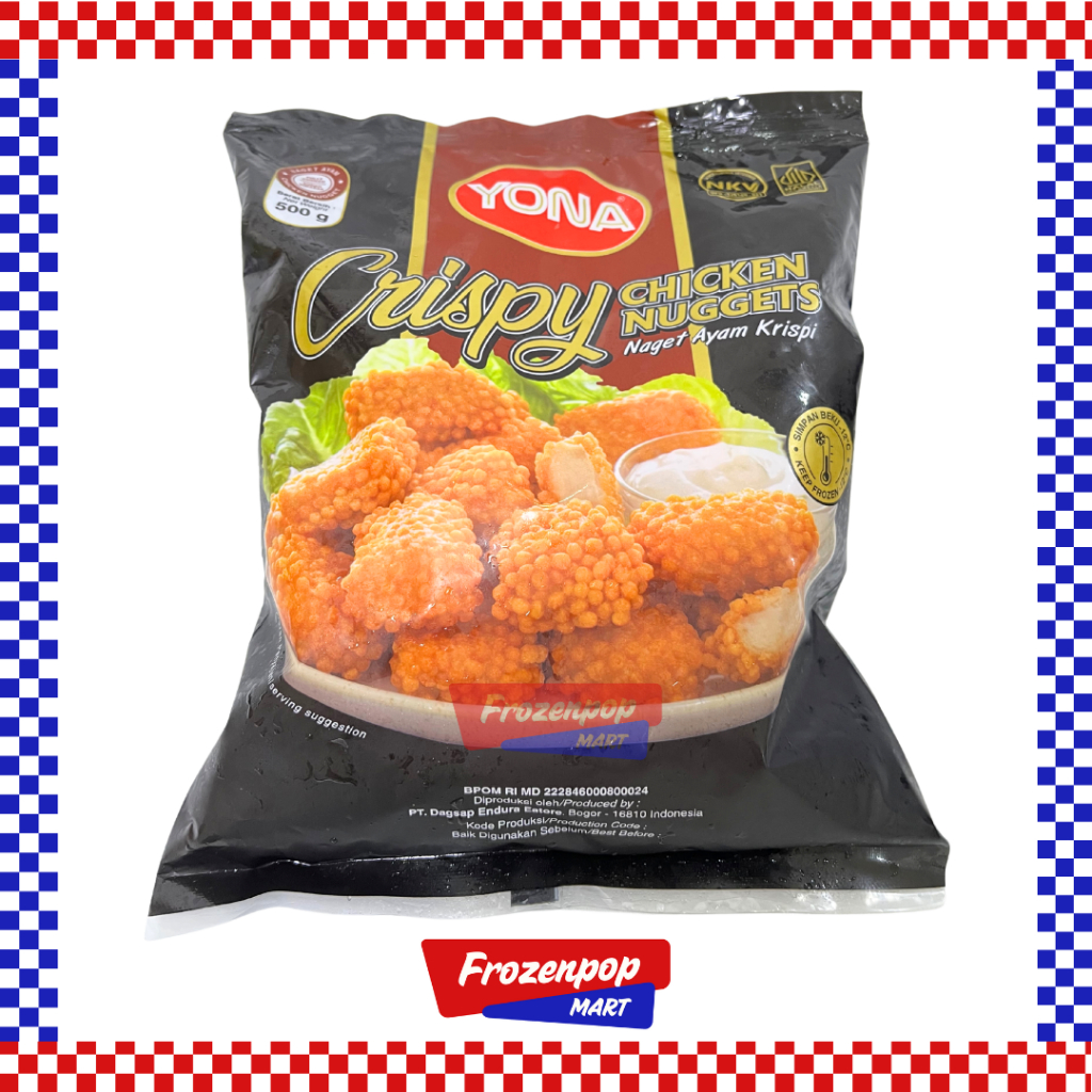 

Yona Crispy Chicken Nugget 500gr Naget Ayam Krispi [INSTANT MALANG]