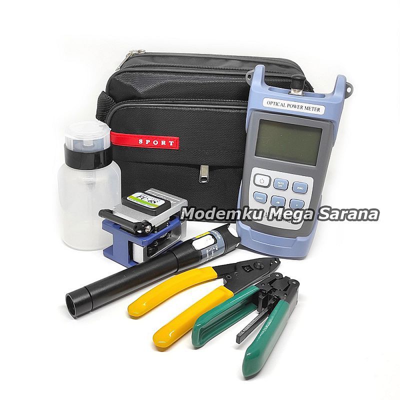 FTTH Tool Set Alat Kerja Fiber Optik Tools Kit Optic