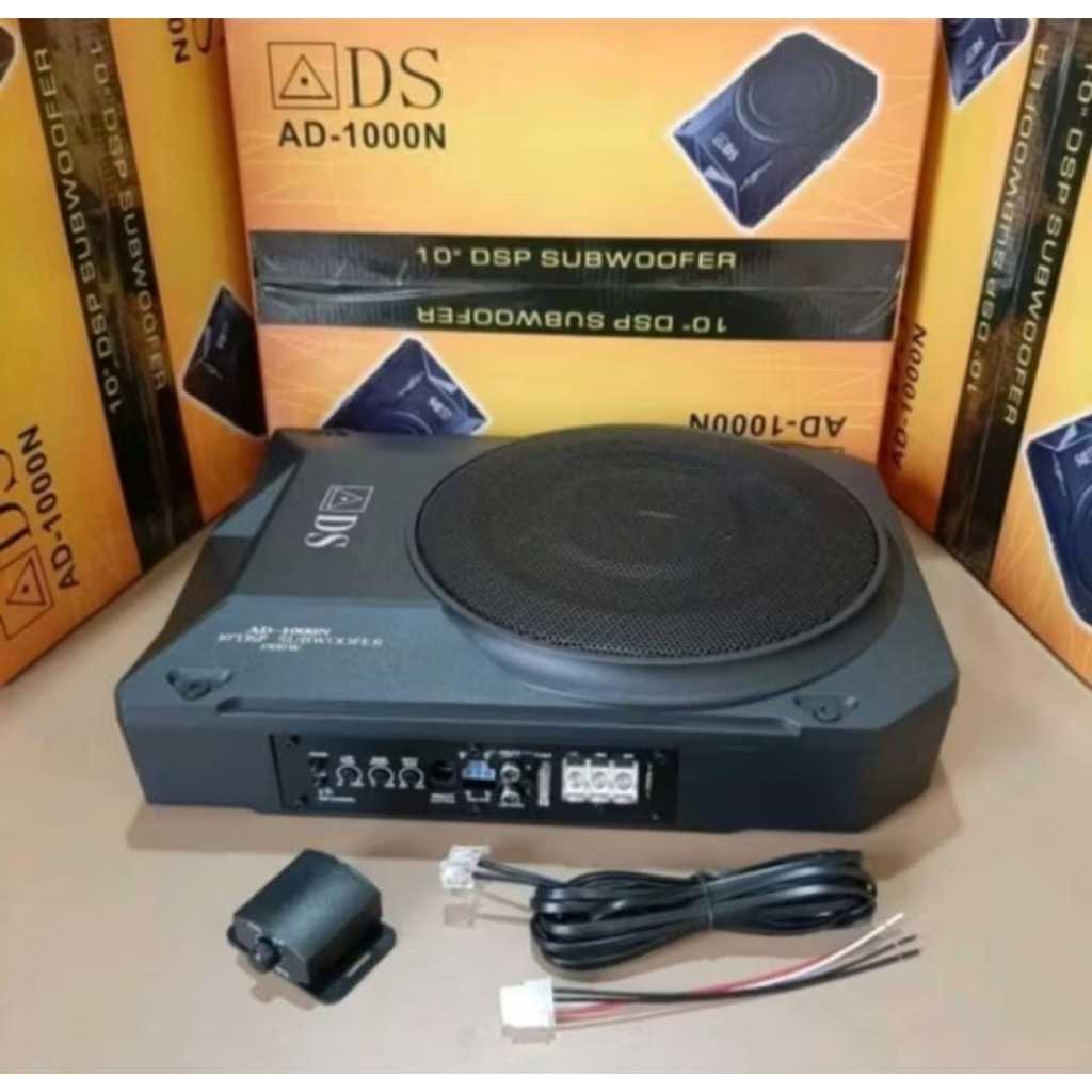 Subwoofer Kolong Aktif AD-1000N DSP Subwoofer AD-10 Inch