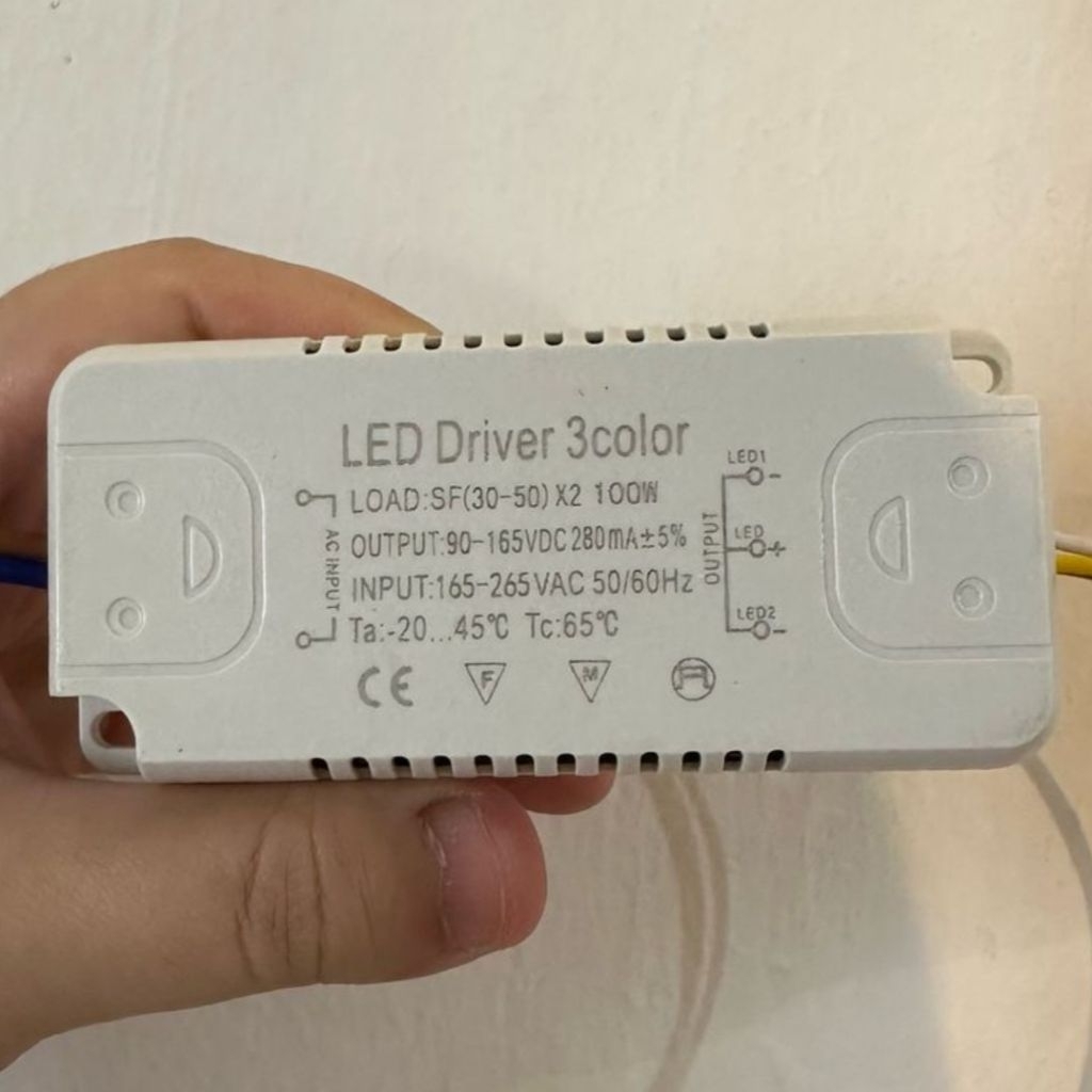 ADAPTOR BALAS LED DRIVER 3 WARNA LAMPU HIAS