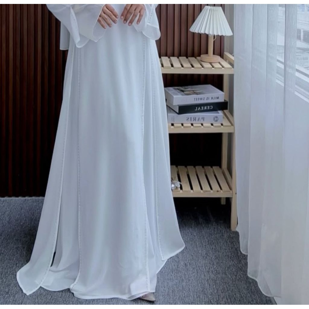 Abaya set pasmina premium