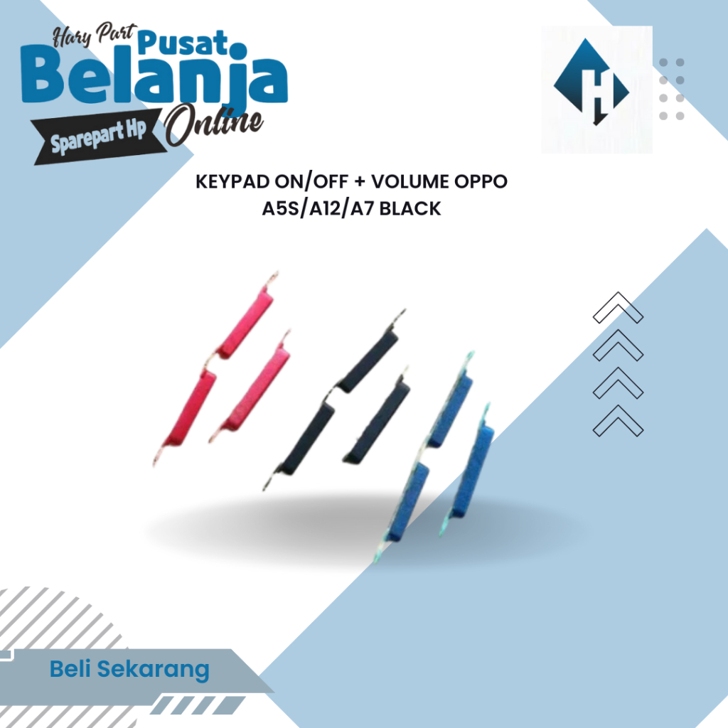 TOMBOL LUAR / KEYPAD ON/OFF + VOLUME OPPO A5S/A12/A7 / TOMBOL ON OFF OPPO A5S