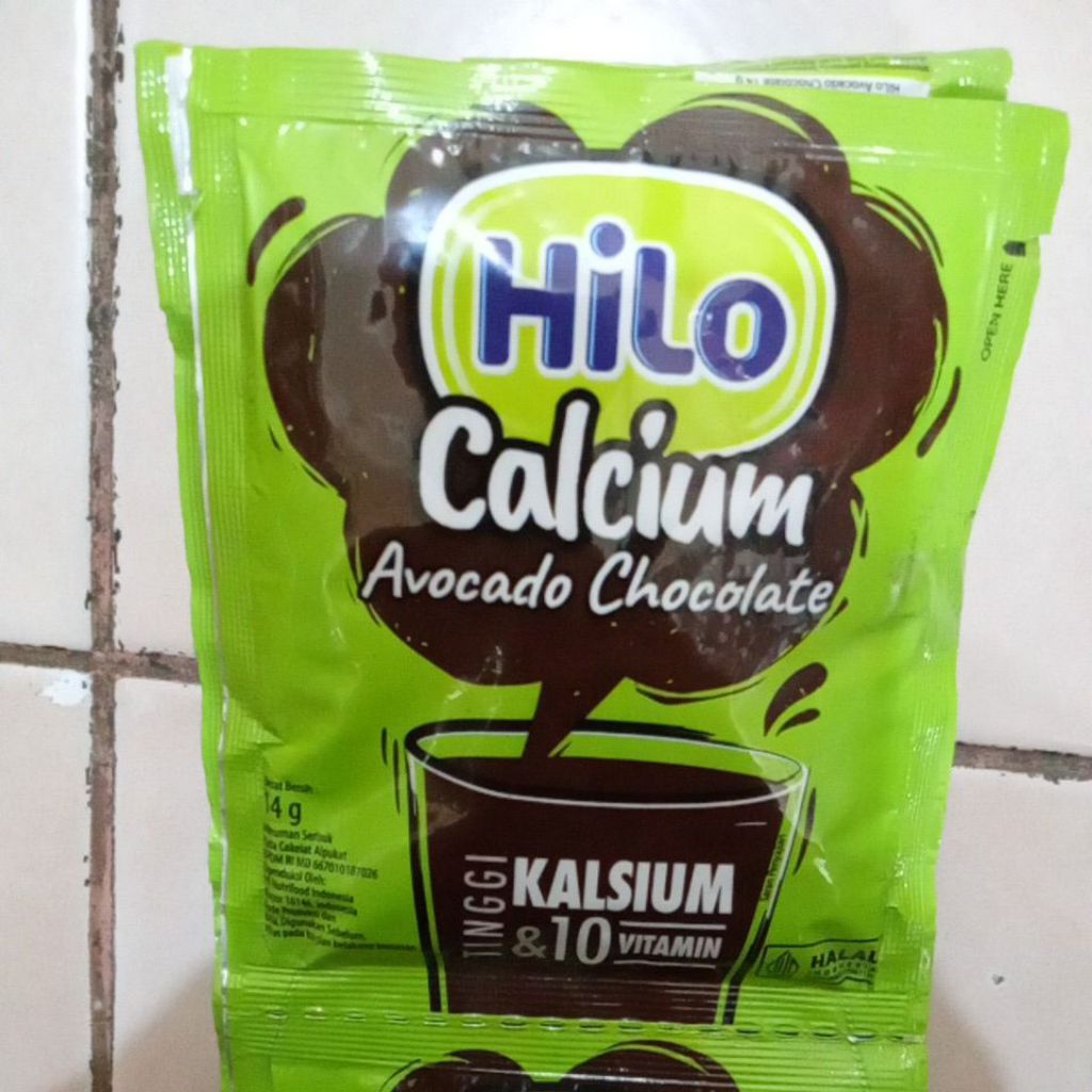 

Hilo Calcium Avocado Chocolate Renteng Isi 10 Sachet 14gr