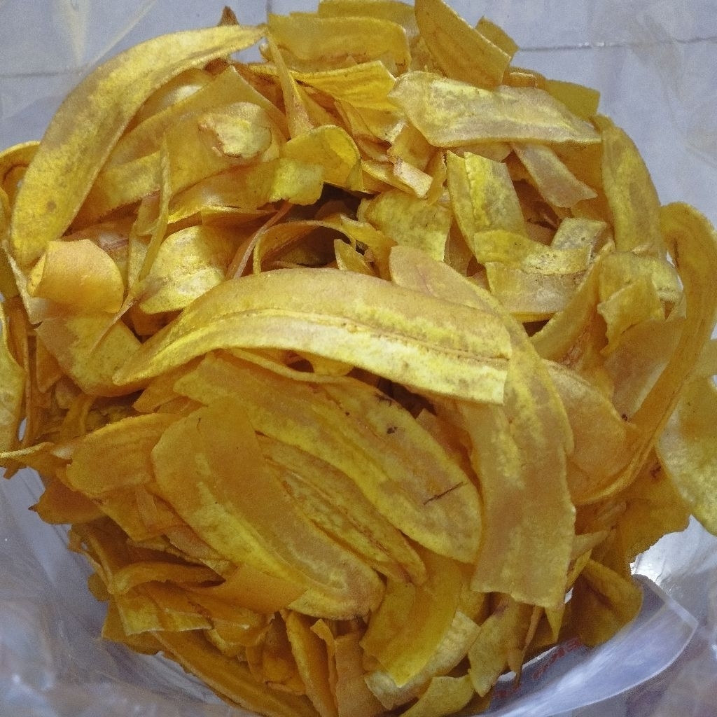 

Ceriping Pisang Renyah | Criping Pisang Panjang Gurih | Cemilan Kripik Pisang | Camilan dan Snack Kiloan Nyamikan Jogja