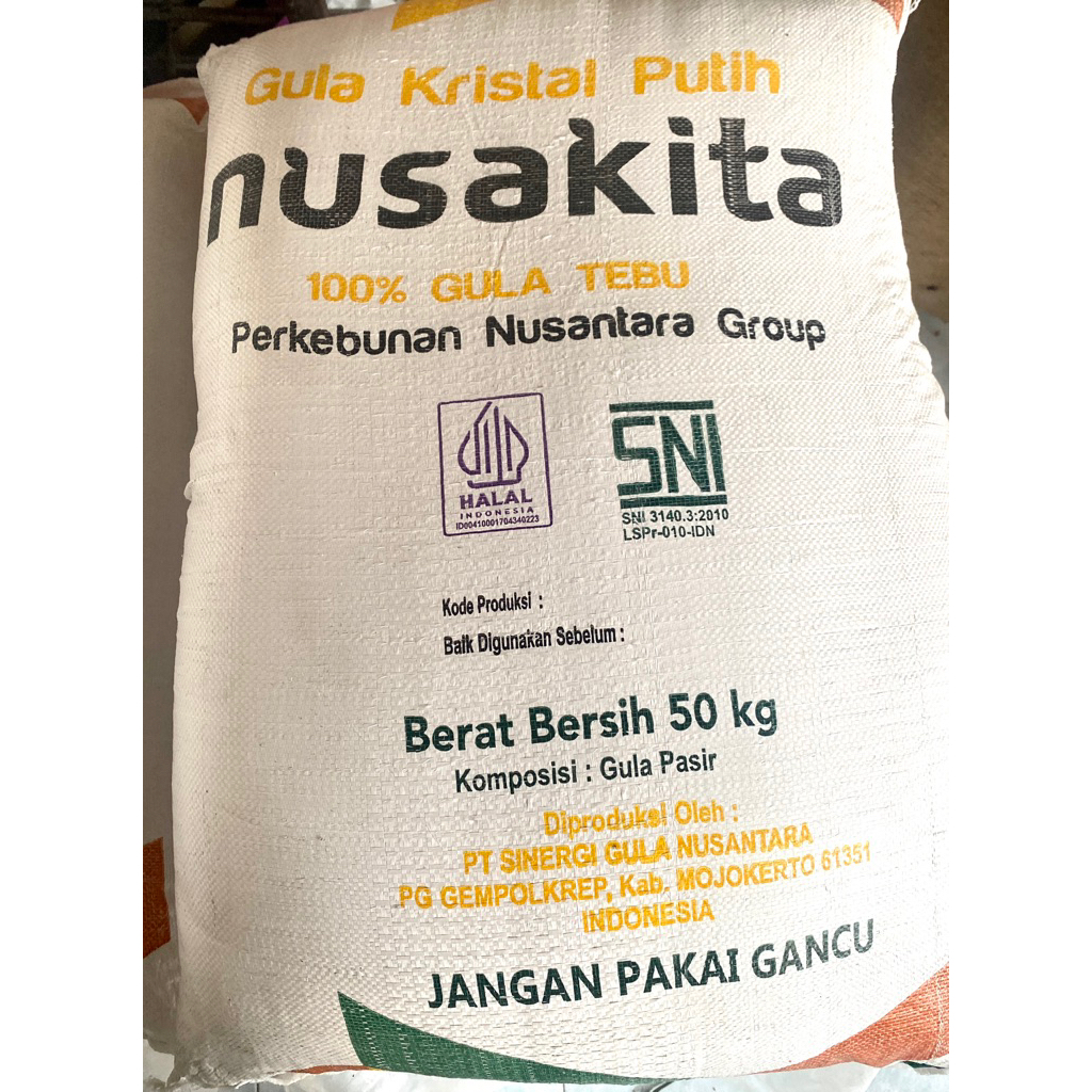 

GULA NUSAKITA 50Kg