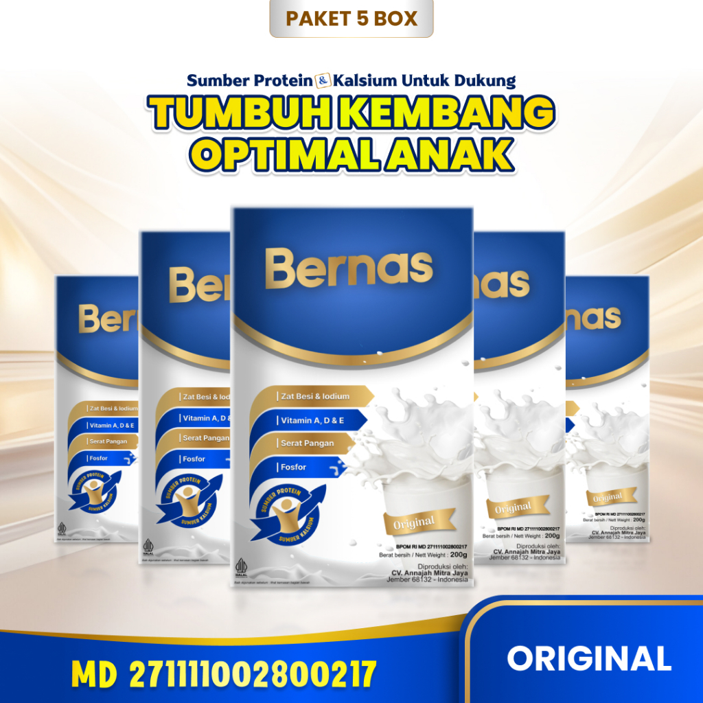 

Beli Susu BERNAS Dapat Emas || Optimalakan Tumbuh Kembang Anak || sumber Protein & Kalsium
