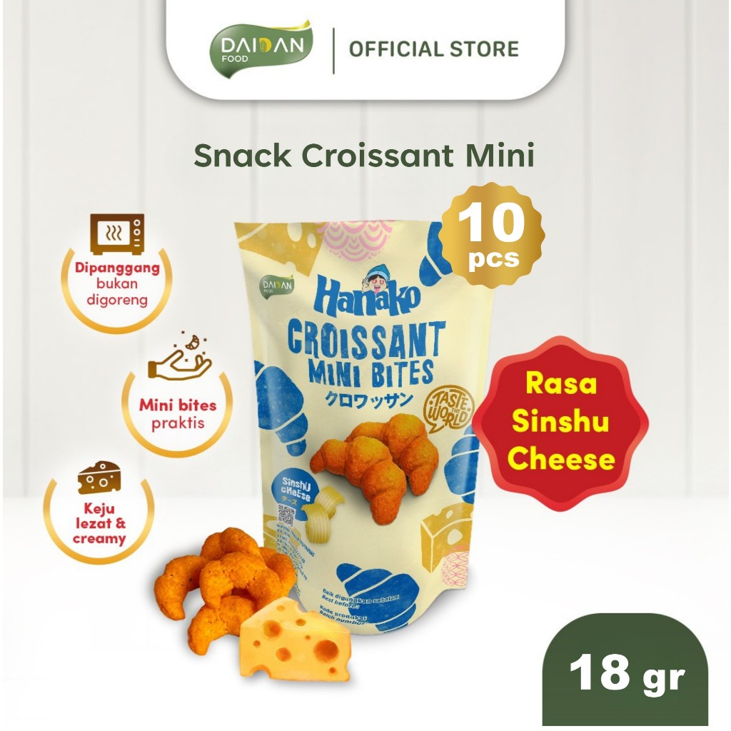 

Hanako Croissant Mini Bites Sinshu Cheese 10 pcs