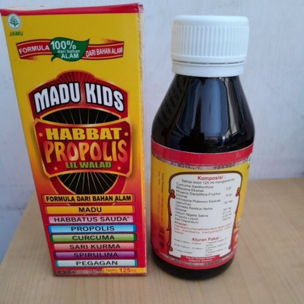 

Madu Kid Habbat propolis