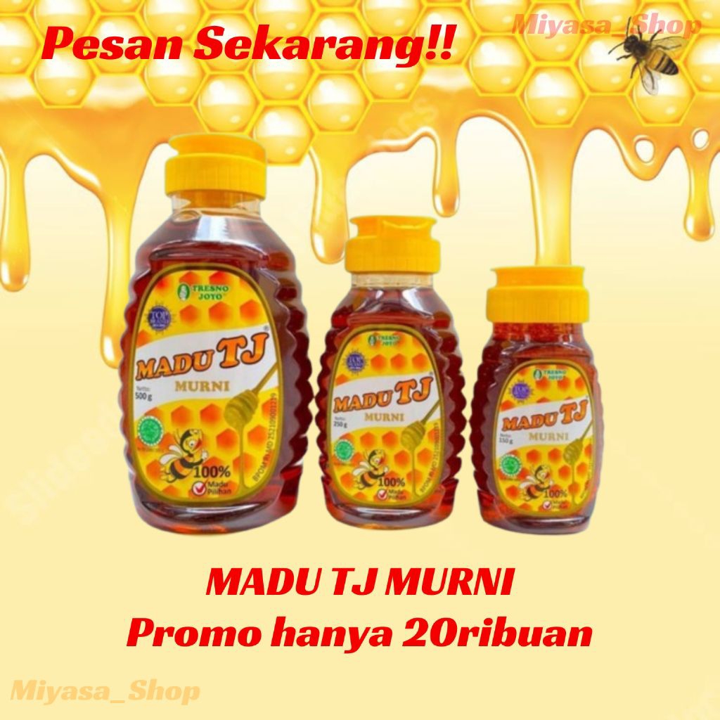 

MADU TJ MURNI 150gr | MADU TJ MURNI 250gr | Tresno Joyo Madu TJ Murni