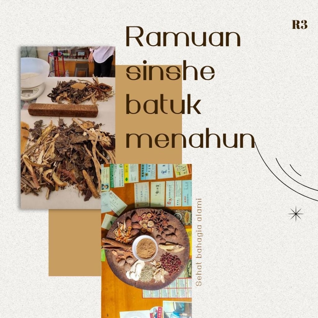 

ramuan sinse sinshe racikan Tiongkok ramuan herbal tradisional asam paru paru batuk menahun