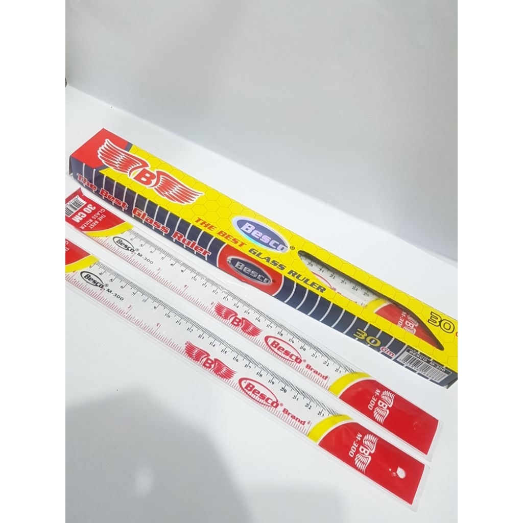 

Penggaris Plastik 30cm Besco / Mistar Plastik 30Cm Besco