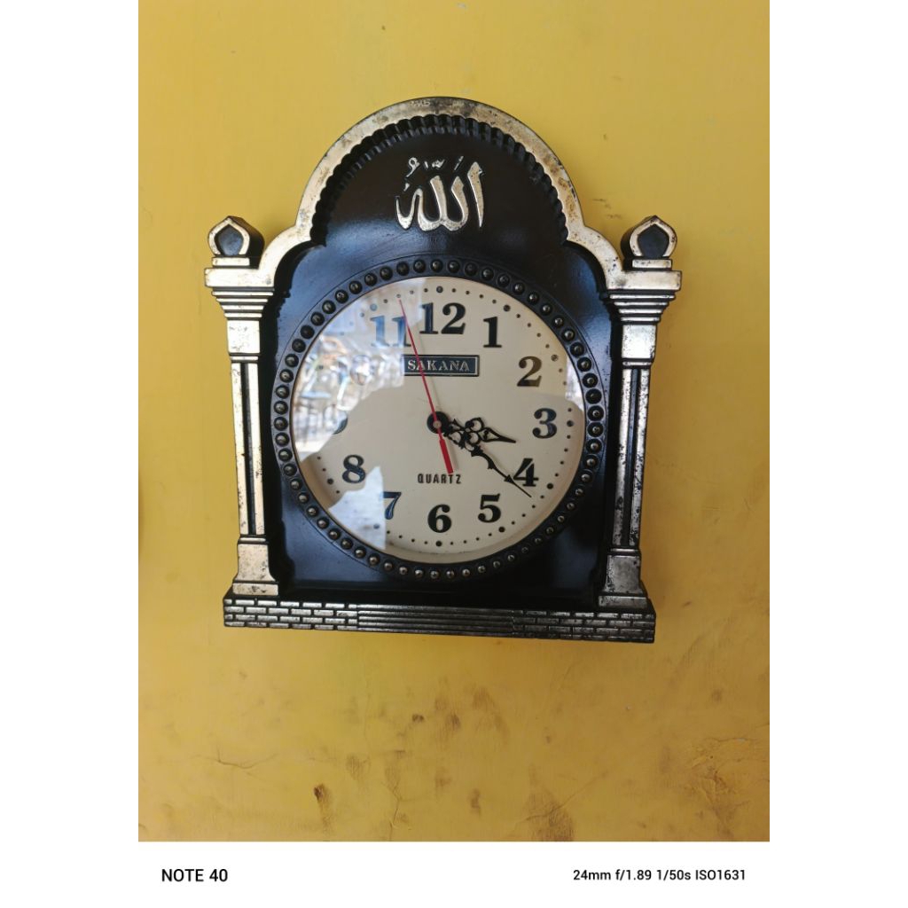 jam dinding jadul model mesjid merk sakana normal