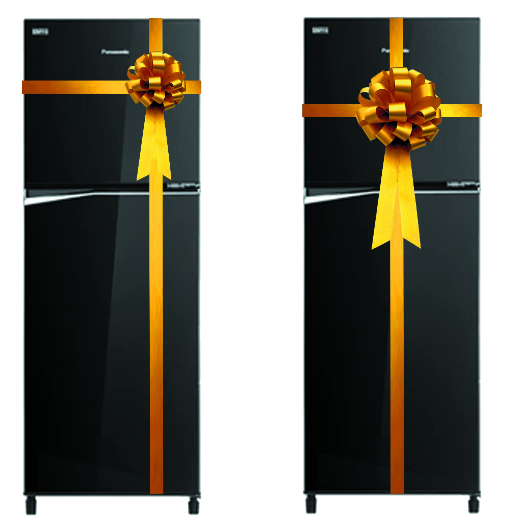 

Pita Kado Hiasan Hadiah Besar Kulkas Motor Alat Mesin Besar Jumbo Bahan Metalik