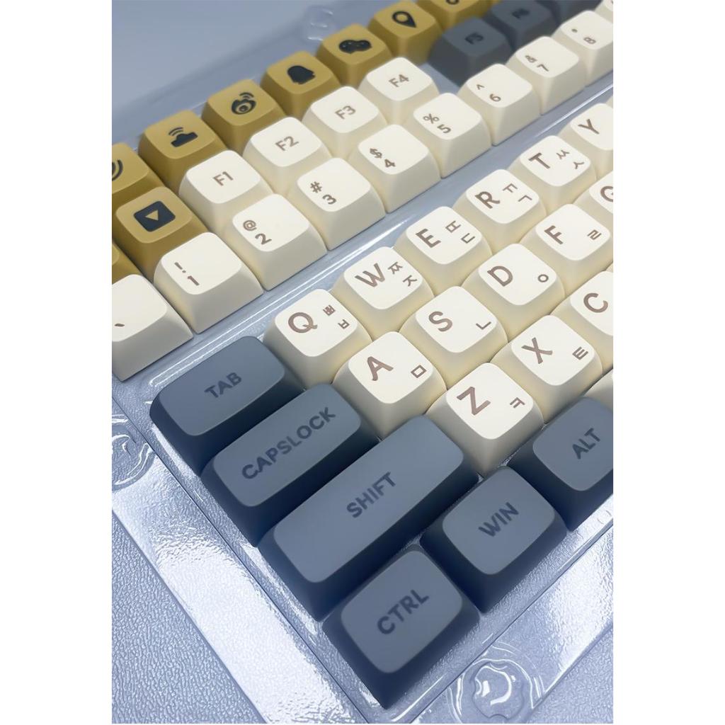 Keycaps XDA Profile Shimmer Hangul Korean Root PBT Dyesub