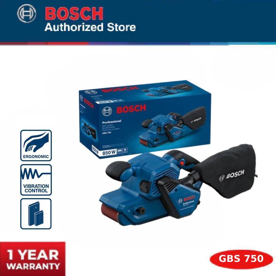 BOSCH Belt Sander / Amplas Belt 850W 75X533mm GBS 750