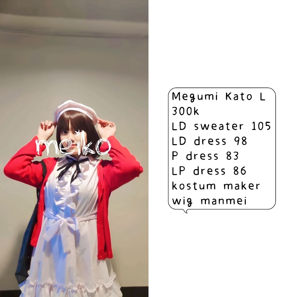 kostum Megumi Kato